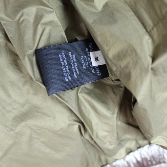 NWT ISABEL MARANT ÉTOILE Kristen Metallic Jacket - Picture 9 of 10